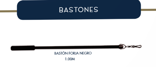 Bastones para cortineros