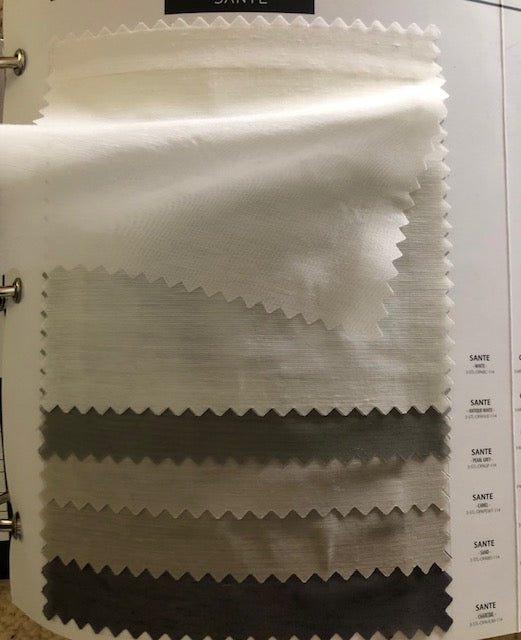 Cortinas traslucidas modelo Sante