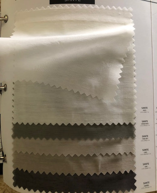 Cortinas traslucidas modelo Sante