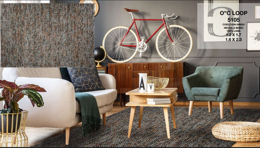 Tapete Lana modelo Hindú O'C LOOP