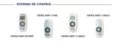 Controles remotos y Cargador para cortinero recargable