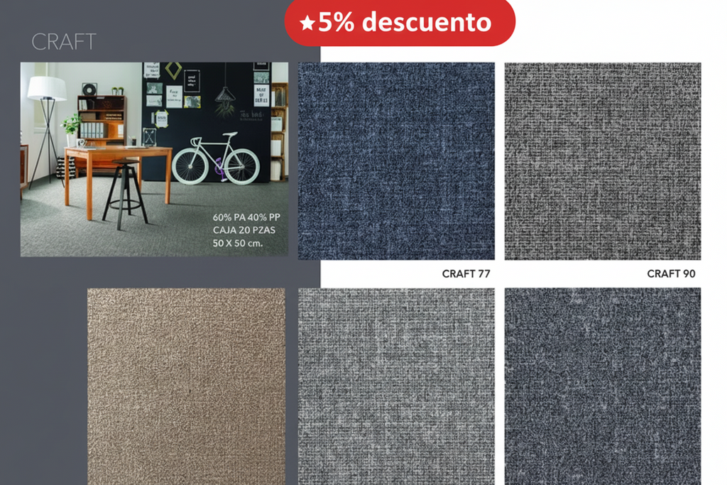 Alfombra Modular Modelo Craft