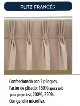 Cortinas traslucidas modelo Quasar